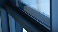 Ventana Corredera de Aleación de Aluminio con Aislamiento Térmico y Diseño Minimalista para Exteriores de Viviendas, Salas de Estar y Apartamentos