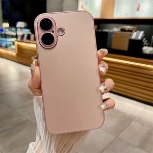 เคสแข็งแบบด้านสีพื้น AG Frosted พร้อมฟิล์มกันรอยเลนส์ สำหรับ iPhone 16 15 14 Plus 13 12 11 Pro Max - Product Image 2