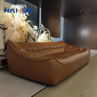Ensemble de canapés modulaires convertibles - Tissu en velours de qualité commerciale pour salon de villa, écologique et ignifuge