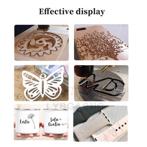 LY 4540 Pro Machine de gravure et de découpe CNC 500W Supports de broche Module laser 20W 40W Axe rotatif Version MDF ou aluminium - Product Image 3