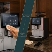 Mesin Kopi Layar Sentuh Besar S900 Pro Antarmuka Pemesanan Intuitif Staf Baru Terlatih dalam Hitungan Menit