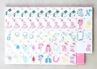 Set Mahjong Mewah Kustom Kelas Atas Amerika, Ubin Akrilik Lipat, Penggeser Premium Ramah Lingkungan, Warna Pink, Untuk 4 Pemain, Santai & Pesta