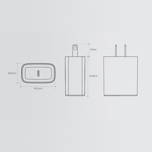 Jingsai อะแดปเตอร์ชาร์จไฟ35W Type-C สำหรับ <span class=keywords><strong>iPhone</strong></span> 14 13 12 11 <span class=keywords><strong>XS</strong></span> XR x iPad พร้อมเอาต์พุต5V 9V ที่มีการป้องกัน OTP OVP - Product Image 5