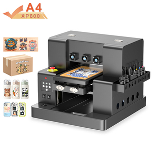 Automatic Inkjet UV Flatbed Printer XP600 Print Head and UV Ink Mobile Back Cover Printing Machine Bottle Uv Printer - Product Image 1