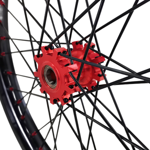 适合Talaria MX4 MX3 STING 19/16车轮组紫色和黑色双色轮辋越野自行车电动越野自行车车轮 - Product Image 4