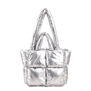 Bolso de Mano para el Trabajo, Viajes, Gimnasio, Compras, Bolso Ligero para Mujer, Bolso Tipo Tote Acolchado, de Gran Capacidad, de Alta Calidad - Product Image 1