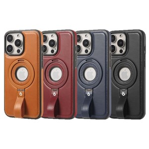 Étuis de téléphone en cuir pour tous les modèles d'iPhone, avec support magnétique et cordon, tout inclus - Product Image 5