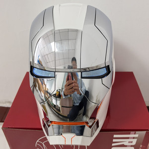 <span class=keywords><strong>Casco</strong></span> <span class=keywords><strong>de</strong></span> <span class=keywords><strong>Iron</strong></span> <span class=keywords><strong>Man</strong></span> MK5 Jarvis, Capucha Automática con Apertura y Cierre Automáticos, Máscara Luminosa Deformable - Product Image 3