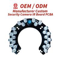 Accesorio para Cámara de Seguridad CCTV, Placa Infrarroja PCBA, Panel de Visión Nocturna IR 940nm 850nm, Fabricante, Personalización de Fábrica, ODM, OEM