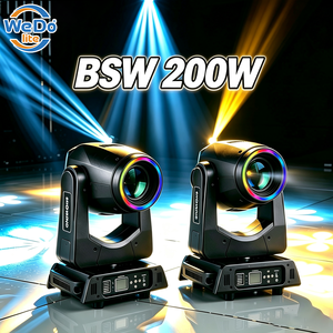 ไฟเวทีแบบเคลื่อนย้ายได้ WeDoLite Beam 200 BSW พร้อมไฟ DMX Pattern Lights Cabeza Movil Moving Head Bsw 3in1 สำหรับงานดีเจ ดิสโก้ บาร์ ปาร์ตี้ - Product Image 1