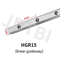 Rail de guidage linéaire CNC de haute précision HGR15 en acier pour roulement, moteur et engrenage – Rail de guidage de précision