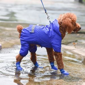 Bottes imperméables pour <span class=keywords><strong>pattes</strong></span> de <span class=keywords><strong>chien</strong></span> |   Chaussures antidérapantes en caoutchouc pour <span class=keywords><strong>chien</strong></span> pour la pluie, la <span class=keywords><strong>neige</strong></span> et la boue, chaussures protectrices pour animaux de compagnie - Product Image 3