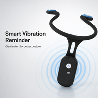 Kompaktes Tragbares Halsmontiertes Korrekturgerät für den Täglichen Gebrauch zu Hause Intelligenter Vibrationsalarm Digitale Anzeige Haltungskorrektur