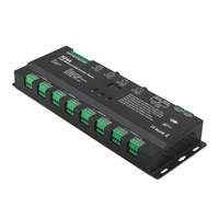 Nuevo producto Bar KTV 24 canales voltaje constante RGB RGBW DMX512 controlador RDM decodificador para luz de escenario
