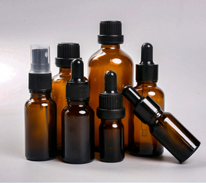 Botellas de Vidrio Ámbar de Alta Calidad de 5 ml y 100 ml con Gotero, Modelo con Serigrafía, para Crema para el Cuidado de la Piel, Aceite Esencial, Suero, Duraderas - Product Image 4