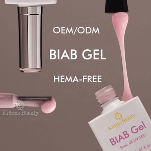 Gels BIAB sans TPO HEMA pour ongles cassés fixes, vente en gros, meilleure qualité, gel de construction en flacon, à retirer par trempage, extension d'ongles <span class=keywords><strong>UV</strong></span>/LED - Product Image 1