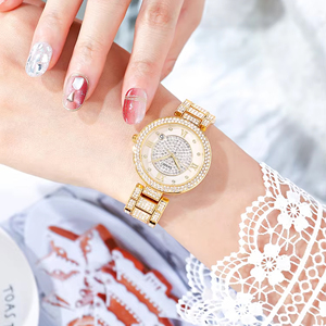 VVS Montre Femme Dorée Quartz Bracelet Étanche Mode Usine Fournisseur Vente en Gros - Product Image 2