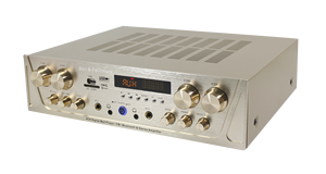Amplificador <span class=keywords><strong>de</strong></span> Audio para el hogar <span class=keywords><strong>Bluetooth</strong></span> profesional <span class=keywords><strong>de</strong></span> 4 canales, sistema <span class=keywords><strong>receptor</strong></span> estéreo MAX <span class=keywords><strong>de</strong></span> 500 vatios, Radio FM, MP3/USB/SD/AUX, reproducción <span class=keywords><strong>de</strong></span> música - Product Image 4