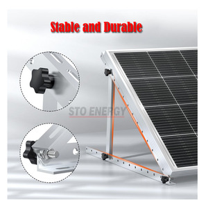 Offre Spéciale réglable solaire Triangle montage balcon <span class=keywords><strong>jardin</strong></span> ensembles Triangle toit système <span class=keywords><strong>de</strong></span> montage solaire Kit pour sol plat et toit - Product Image 5