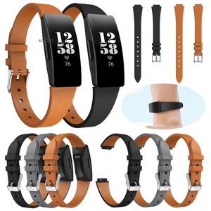 Bandas de <span class=keywords><strong>reloj</strong></span> inteligente de cuero de lujo, accesorios de repuesto de 230mm, correas de pulsera para <span class=keywords><strong>Fitbit</strong></span> <span class=keywords><strong>Inspire</strong></span> <span class=keywords><strong>HR</strong></span> Band - Product Image 1
