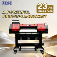 Impresora Eco Solvente de 70cm, Impresión y Corte Todo en Uno, Plotter con Cabezal XP600 I1600 I3200 para Impresión de Vinilos, Etiquetas y Calcomanías