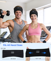 Diadema Deportiva Elástica y Transpirable, Anti-Sudor, Cómoda y de Alta Elasticidad