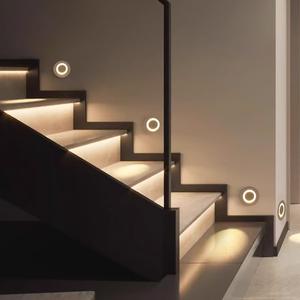 Éclairage intérieur et extérieur, mini applique murale encastrée étanche IP65, lampe <span class=keywords><strong>LED</strong></span> pour marches d'escalier - Product Image 5