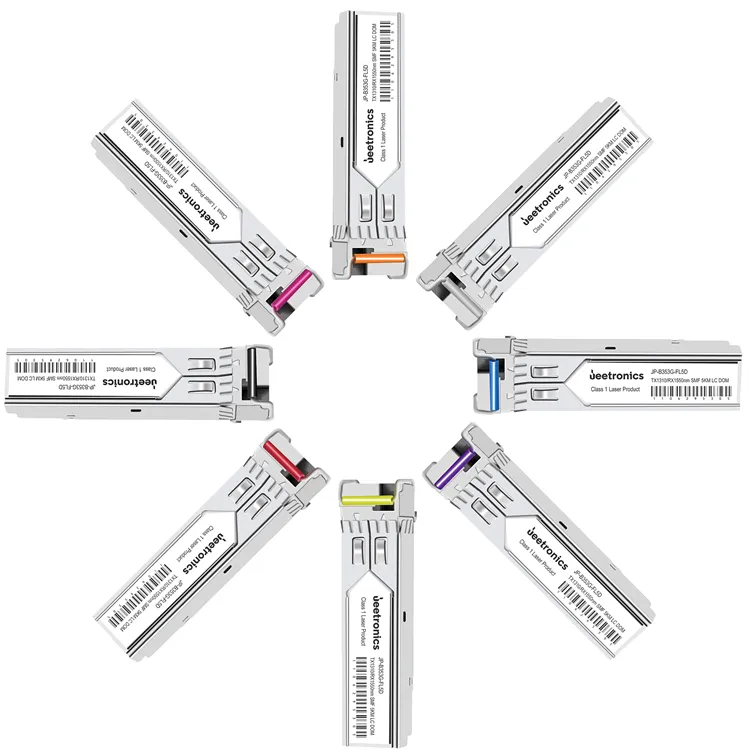 תואם LR SFP 3.072Gbps TX1310/RX1550nm SMF 5KM סימפלקס LC סיבים אופטיים