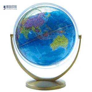 Petit Globe terrestre en plastique, numéro de modèle OEM, 17, 20, 23, 26, 30Cm, vente en gros
