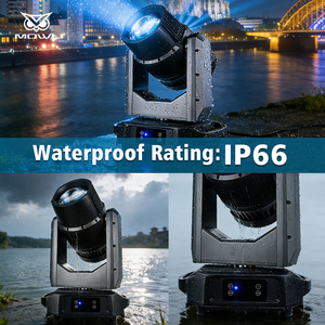 Projecteur à faisceau mobile MOWL, étanche IP66, haute puissance 420W, DMX512, pour spectacles en plein air, scène, aménagement paysager - Product Image 2