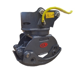 Système hydraulique XUVOL, grappin rotatif pour bûches à commande électronique, attelage de tracteur, grue à bûches, mini pelle, grappin à bois - Product Image 1