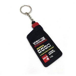 Porte-clés en silicone 3D personnalisé de bonne qualité, porte-clés en PVC fait à la main, porte-clés de dessin animé en relief - Product Image 2