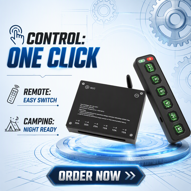 LEDIYTE Hot Sale Wireless Remote Light Controller RGB Dimmable Multi Mode Switch With Strobe for Car Modification