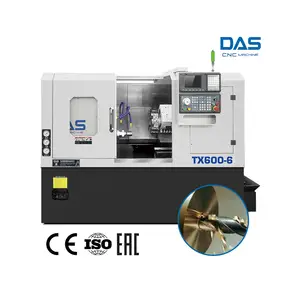 Lage Kosten Schuine Bed Draaibank Machine Voor Metaal Te Koop In China Das TX600-6 Enkele Spindel Draaibank Cnc