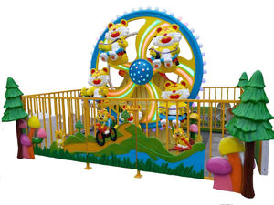 Popular paseo para niños equipo del parque de atracciones de interior feliz Tigre niños mini rueda para la venta - Product Image 4