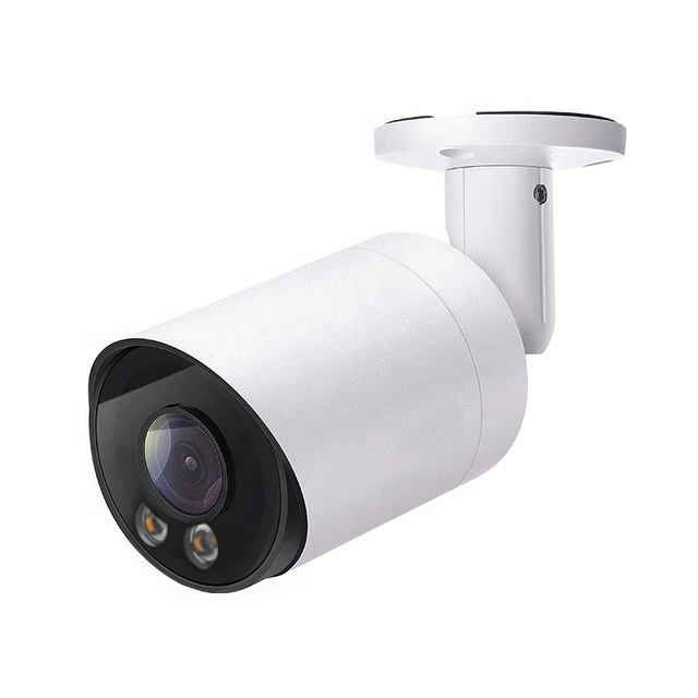 Amazing Color Night Vision Hik Private Protocol ColorVu 5MP/6MP Bullet Ip Camera,with 2pcs Warm and Soft Lighting LEDs