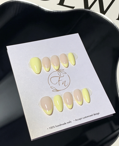 Nuevo Diseño <span class=keywords><strong>de</strong></span> <span class=keywords><strong>Uñas</strong></span> <span class=keywords><strong>Postizas</strong></span> Francesas Hechas a Mano, 10 Piezas, Multicolor, Forma Almendrada Corta, <span class=keywords><strong>Uñas</strong></span> <span class=keywords><strong>Postizas</strong></span> con <span class=keywords><strong>Pegamento</strong></span> - Product Image 4