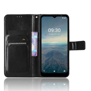 Portefeuille de luxe Crazy Horse en cuir PU, étui à rabat pour <span class=keywords><strong>Vodafone</strong></span> Smart T23 - Product Image 4