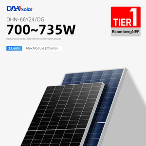 แผงโซลาร์เซลล์ร็อตเตอร์ดัม รับประกัน 30 ปี 720w 550w 500w 600w 720W โมโน ไบเฟเชียล TOPcon สำหรับระบบโซลาร์เซลล์บ้าน - Product Image 2