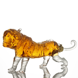 Chai Thủy Tinh 750Ml 500Ml 1000Ml Borosilicate Cao Hình Hổ Tùy Chỉnh MOQ Thấp Cho Rượu Gin Vodka Rượu Rum Đồ Uống - Product Image 5