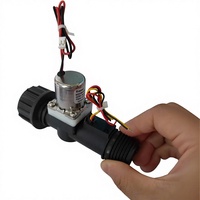 Katup Pulsa Sensor Aliran Diafragma DC3V 3/4 Inci Katup Solenoid Terintegrasi Merek Transl Kontrol Air Luar Ruangan Irigasi Taman