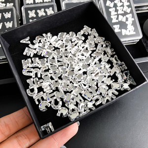 Xingyue Gem - <span class=keywords><strong>Pietre</strong></span> Sciolte di Moissanite Bianca D VVS a Forma di Lettera A-Z, Certificato GRA, Creazione in Laboratorio, Vendita all'Ingrosso - Product Image 3