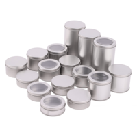 Boîte ronde en fer et en fer blanc de qualité alimentaire, écologique et personnalisée, pour l'emballage de bonbons et de thé, avec des matériaux recyclés