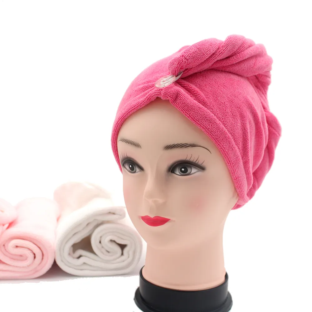 Nhanh Khô Sợi Nhỏ Tùy Chỉnh In Lụa Microfibre Bọc Đầu Sấy Tóc Turban Salon Khăn