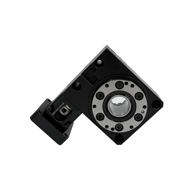 G+ GR Series 60mm Mini Worm Gearbox Drive Electric Rotary Table Speed Reducer Hollow Rotary Platform for Automation Equipment