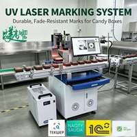 Machine de marquage laser stable avec système d'inspection visuelle intelligent pour le contrôle qualité de la production en ligne de boîtes de bonbons