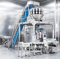 Machine d'emballage verticale multifonctionnelle automatique pour noix de cajou avec pesage et remplissage