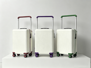 Fashionable business travel <strong>suitcase</strong> <strong>Lightweight</strong>, hard-shell travel <strong>suitcase</strong> in two colors Comfortable model with wide trolley - Product Image 1