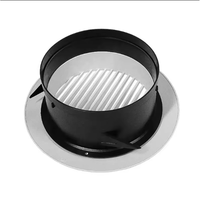 Grille d'aération ronde en ABS de 4 pouces pour la ventilation du plafond de la salle de bain, de la cuisine et du bureau.