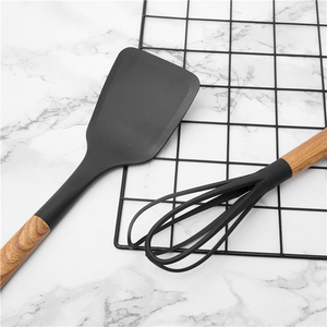 7 cái không dính thực phẩm an toàn <span class=keywords><strong>Nylon</strong></span> đồ dùng Pasta Turner muỗng lò nồi thìa dụng cụ nhà bếp phụ kiện nhà bếp bền vững Morden - Product Image 5